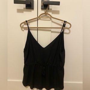 Babaton Black Cross Front/Back Blouse